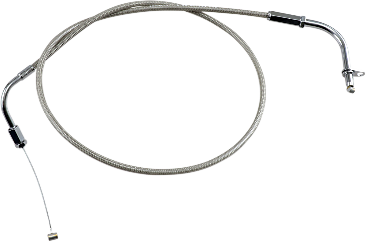 Motion pro Armor Coat Stainless Steel Throttle/Idle Cable for Cruisers 1999-2009 Yamaha XVS1100 V Star 1100 Custom