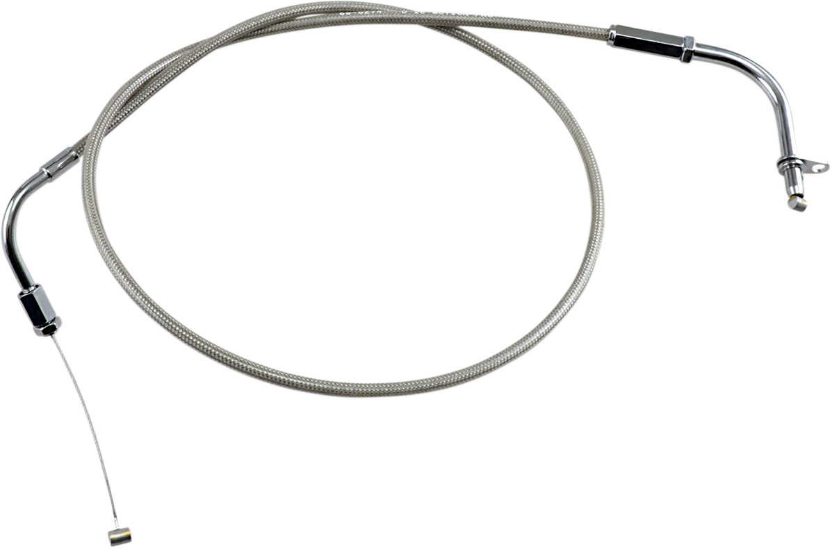 MOTION PRO Armor Coat Stainless Steel Throttle/Idle Cable for Cruisers