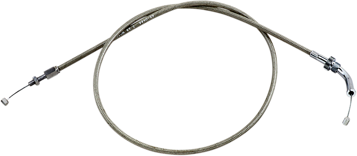 MOTION PRO Armor Coat Stainless Steel Throttle/Idle Cable for Cruisers