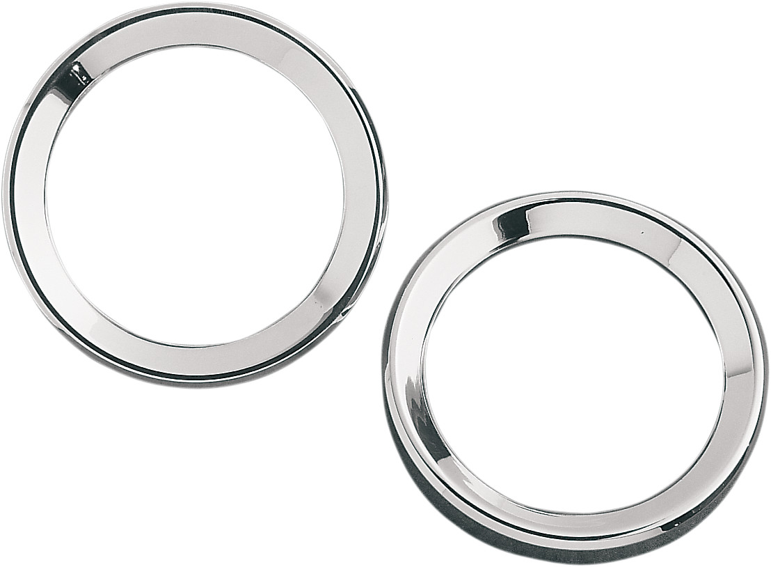 Drag specialties Instrument Gauge Bezel - Chrome - 3.62" Diameter Harley Davidson