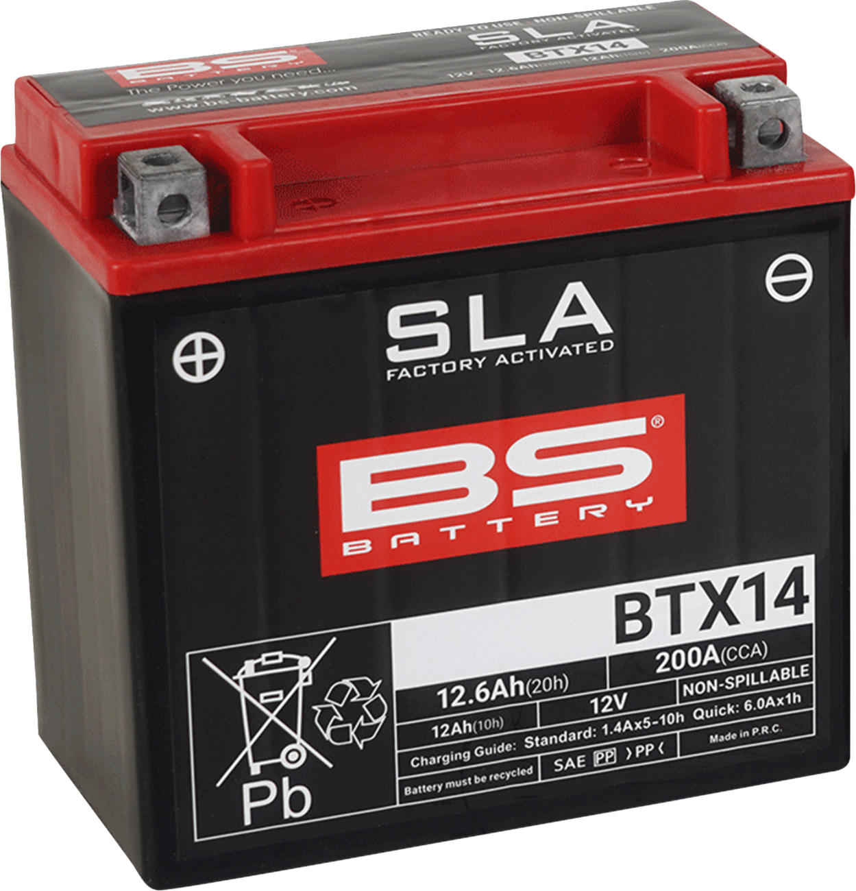 BS BATTERY SLA Factory- Activated AGM Maintenance-Free Battery