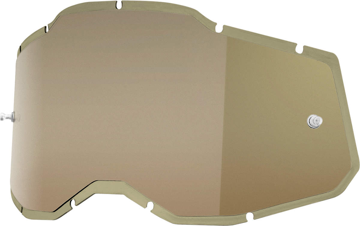 100% Racecraft 2 / Accuri 2 / Strata 2 Replacement Injected Lens - Mirrored