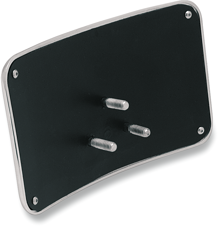 Drag Specialties Small Radius Three-Bolt Style License Plate Mount Assembly