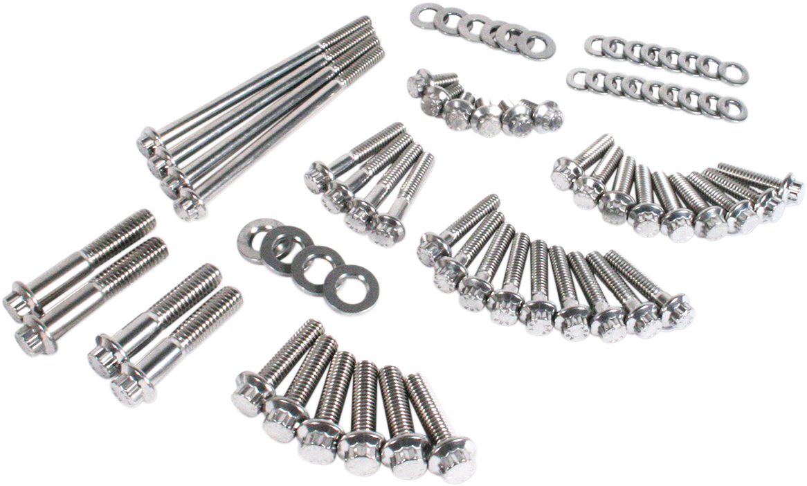 FEULING PARTS Dress-Up 12-Point External Primary/Transmission Engine Fastener Kit