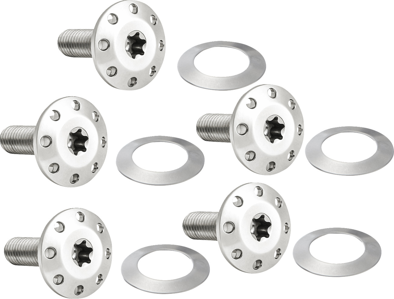 Arlen Ness Titanium Holeshot Front Floating Brake Rotor Bolt Kit For Harley 2021-2026