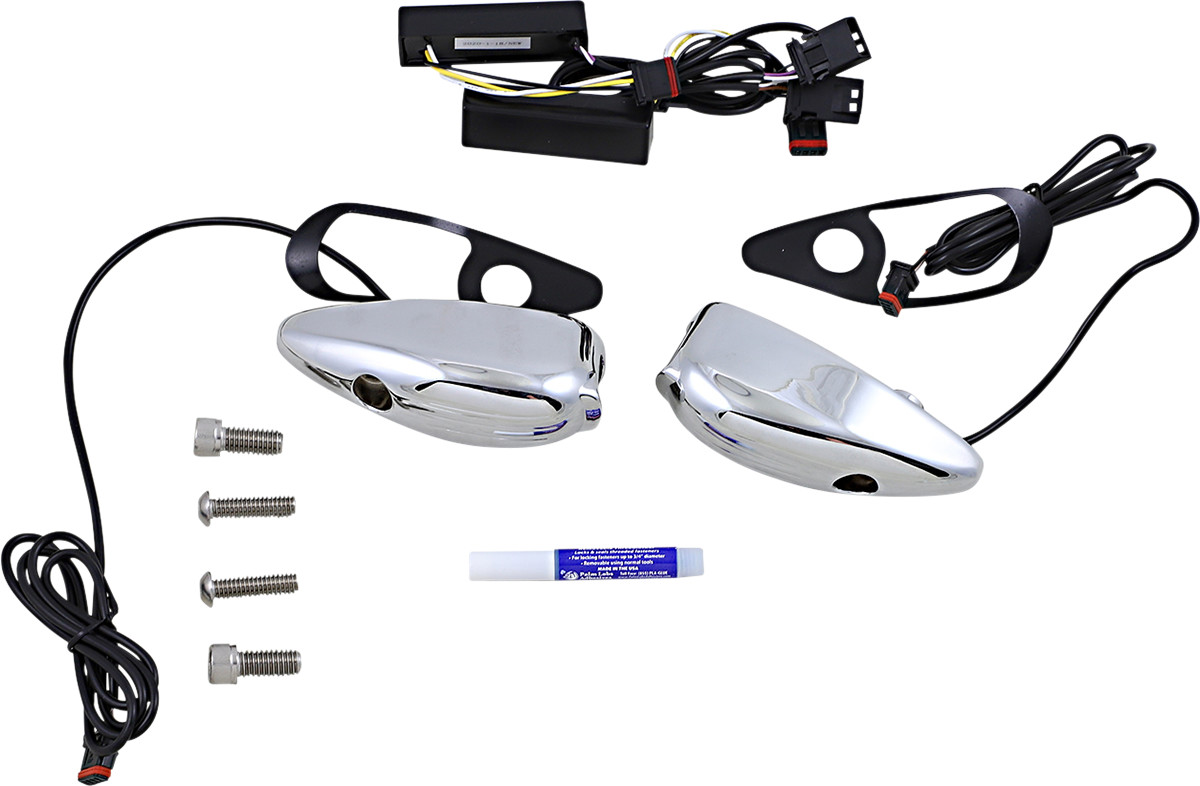 Custom Dynamics ProBEAM Front LED Turn Signals For Harley Road Glide 2015-2025