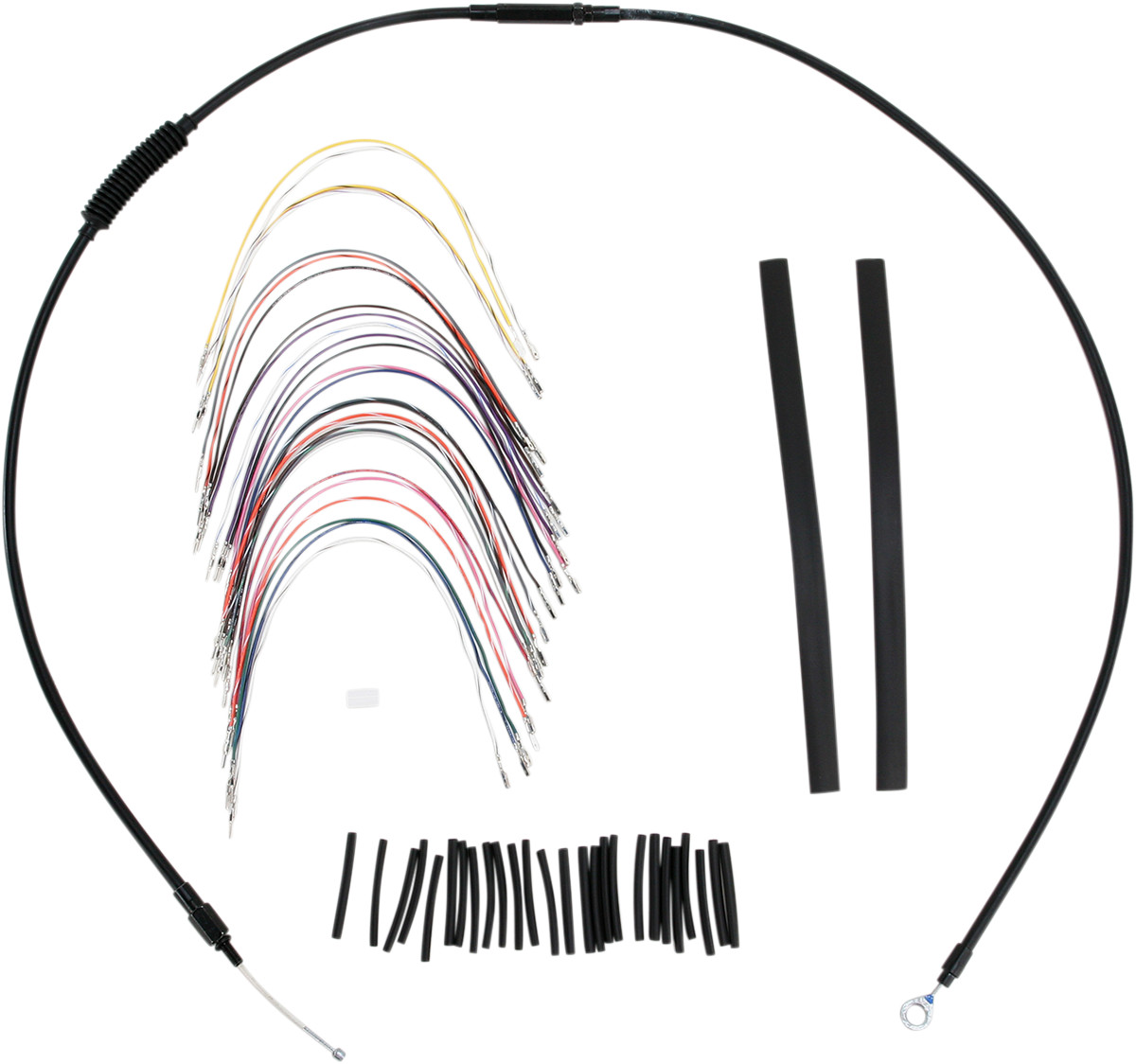 Burly Handlebar Cable Installation Kit For Harley Touring w/ABS 2008-2013