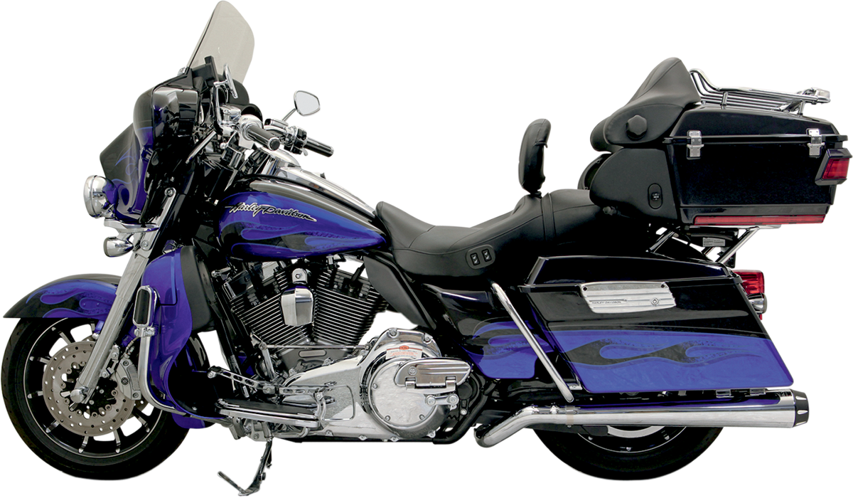 Bassani Road Rage Mega-Power Pseudo Left-Side Muffler For Harley Touring 2009-2016