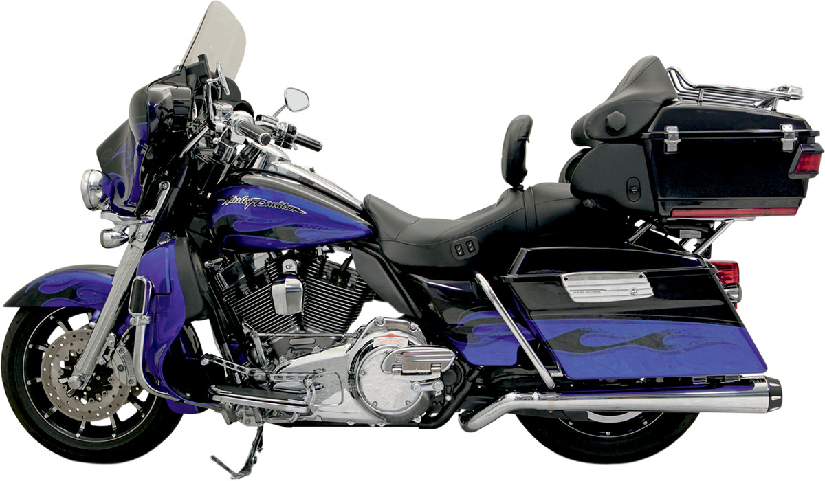 Bassani Road Rage Mega-Power Pseudo Left-Side Muffler For Harley Touring 2009-2016