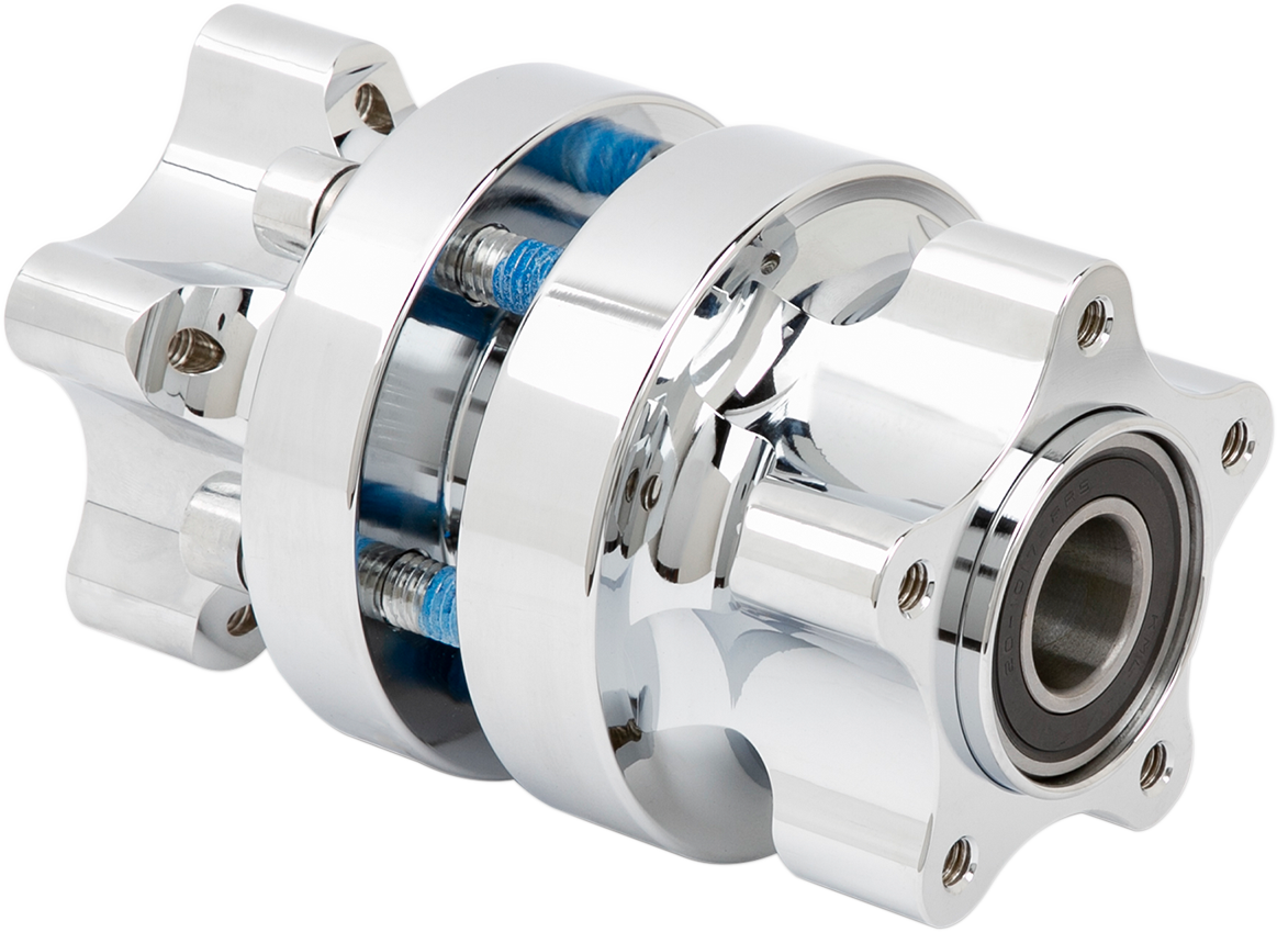 Arlen ness Hub - Cartridge - Front/Dual Disc - Chrome - '00-'07 Touring Harley Davidson