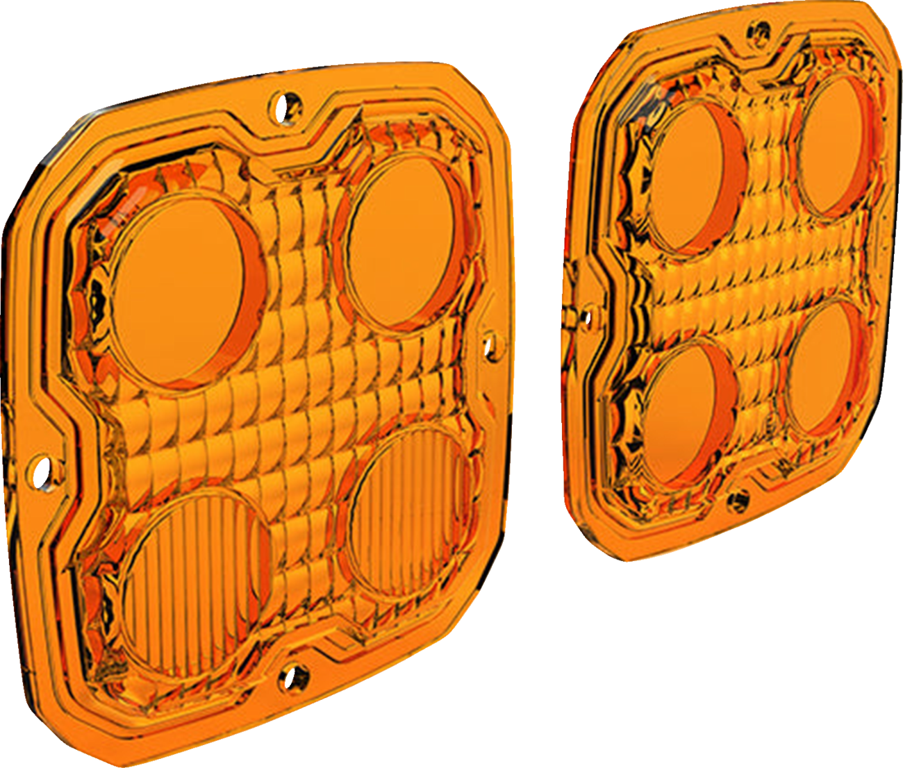 Denali Amber Trioptic Lens Kit For D4 Lights