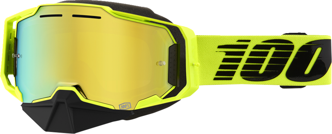 100% Armega Snow Goggle — Mirrored Lens