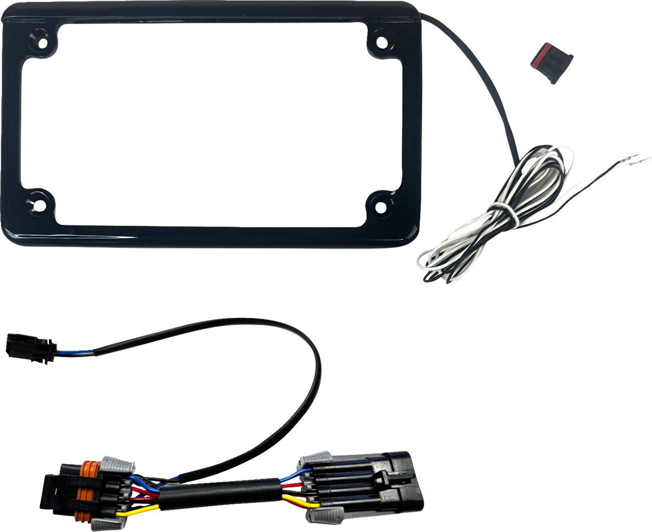 Custom Dynamics License Plate Frame With Tag Light Polaris RZR 2015-2024