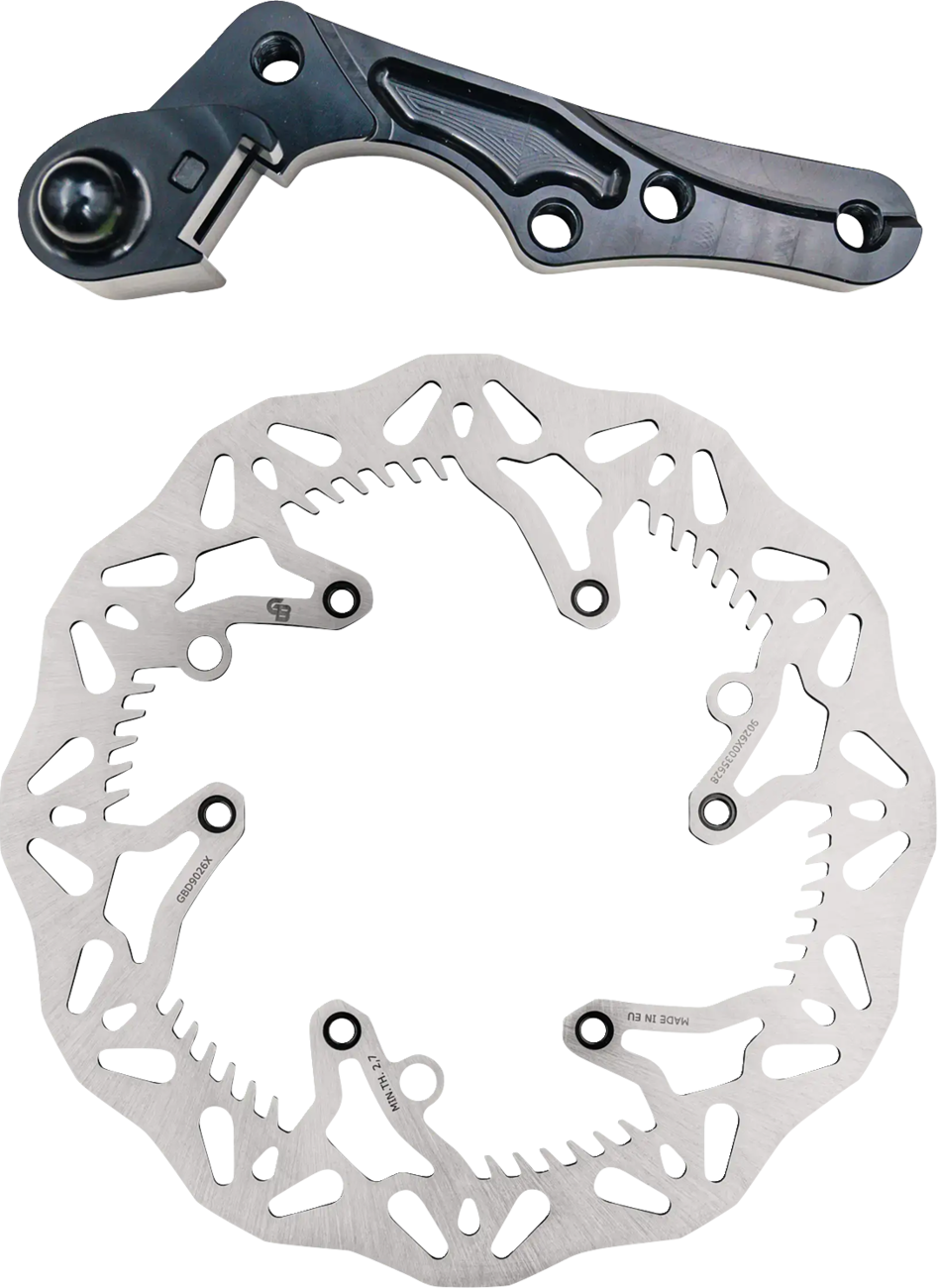 GBrakes 280mm Non Floating Wave Rotor Plus Bracket KTM / Husqvarna / Gas Gas 125cc-530cc 2009-2027