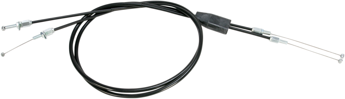 Motion pro Black Vinyl Throttle Cable - Push/Pull - +2" - '02-'17 CRF Honda