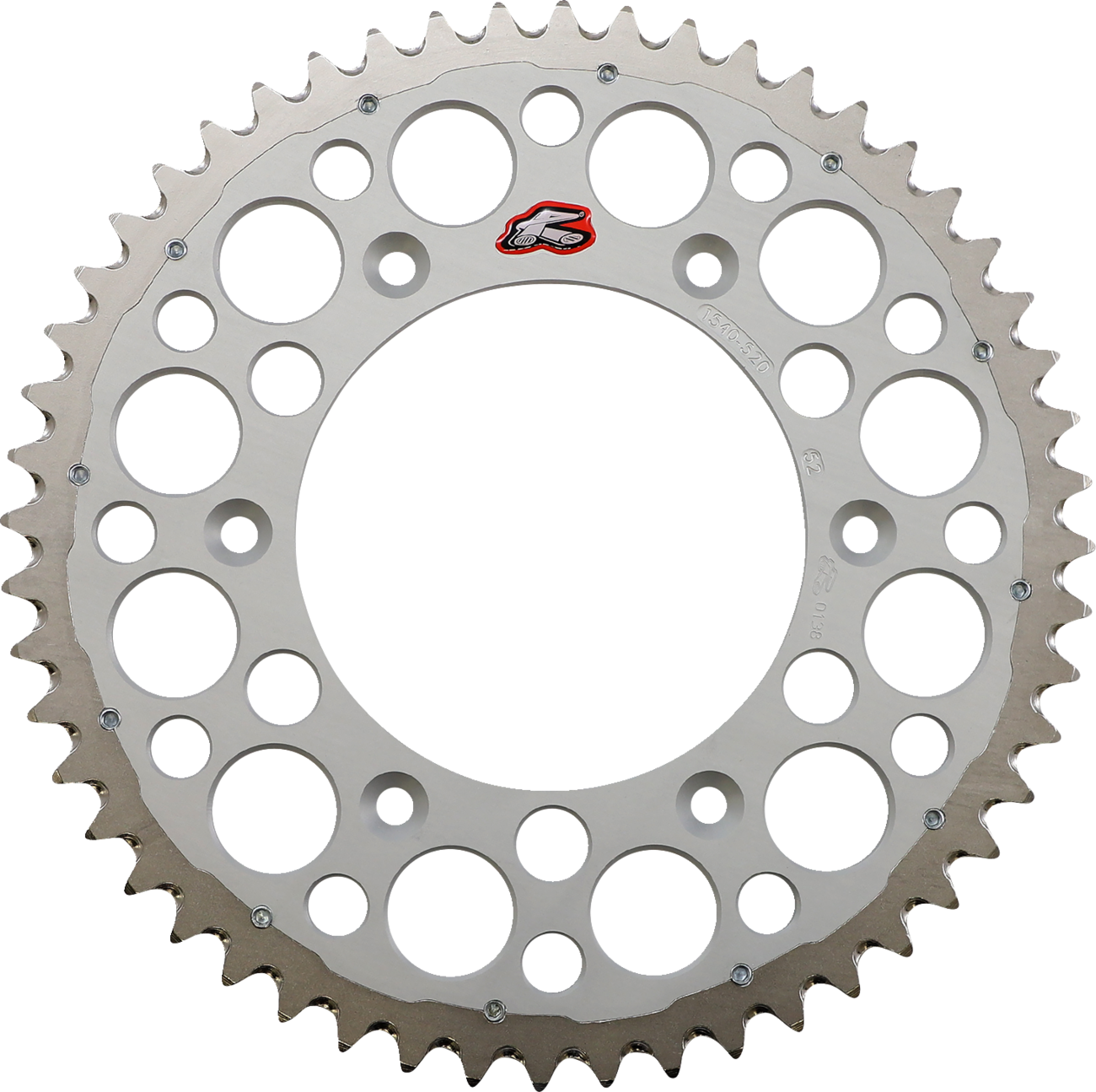Renthal Twinring™ Rear Sprocket - 52 Tooth - Silver - Honda 52T