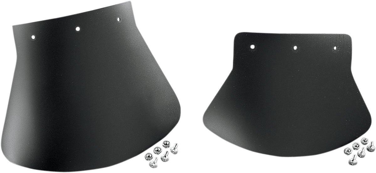 Drag specialties seats Mud Flap - Plain - 10-1/2" W x 8" H