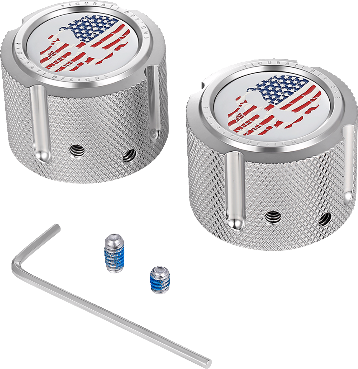 FIGURATI DESIGNS Front Axle Nut Cover