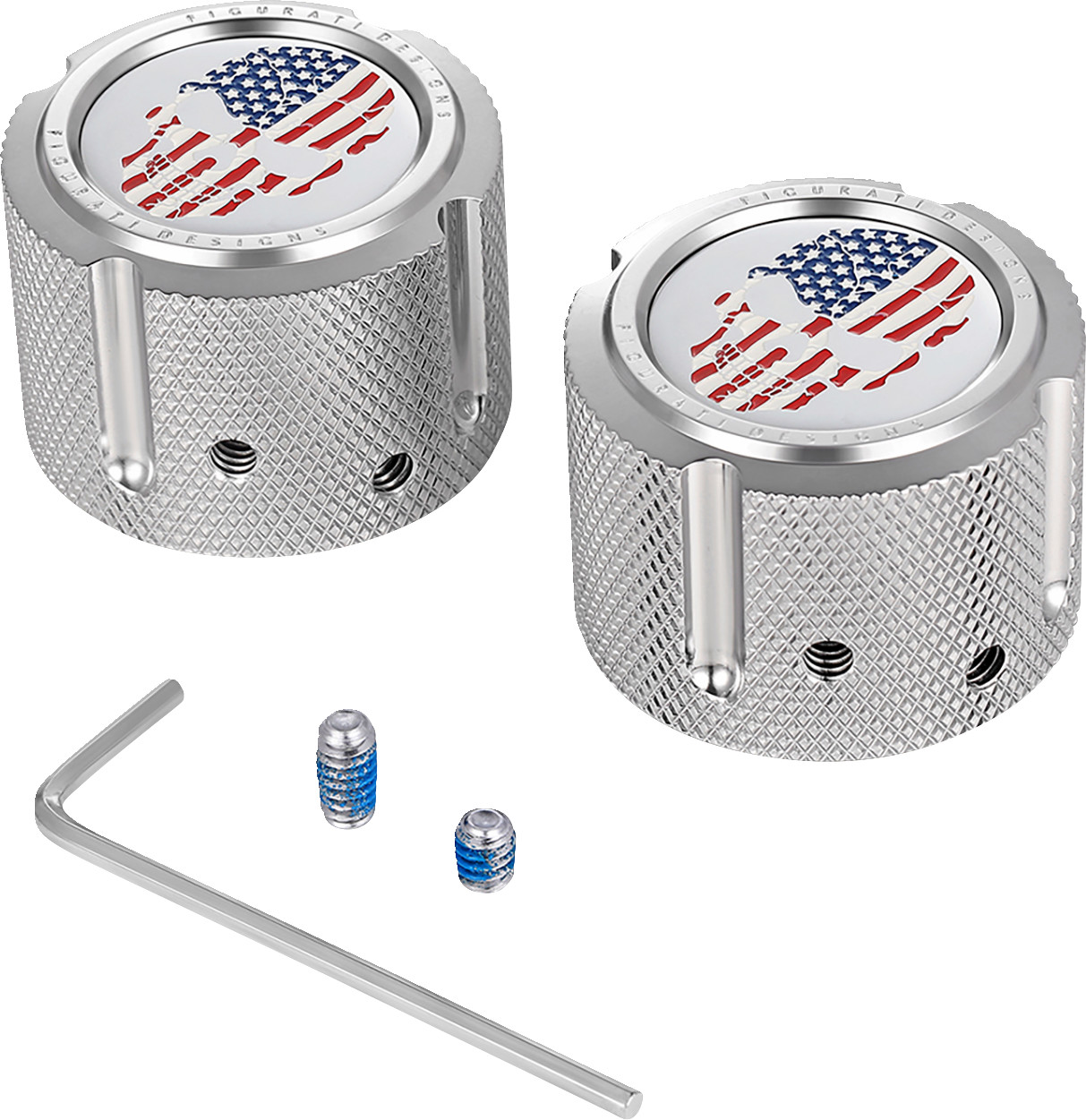 FIGURATI DESIGNS Front Axle Nut Cover