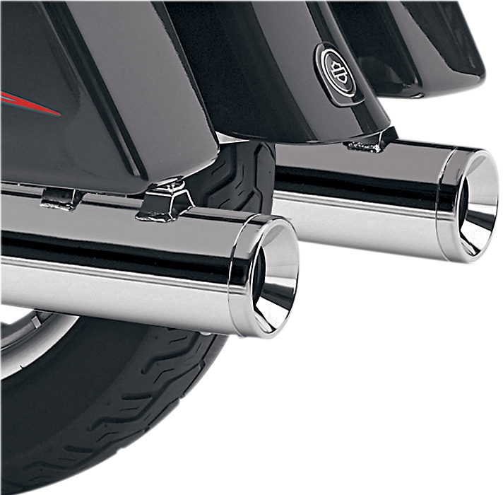 Cobra True Dual Headpipes - Chrome - '95-'06 FL Harley Davidson