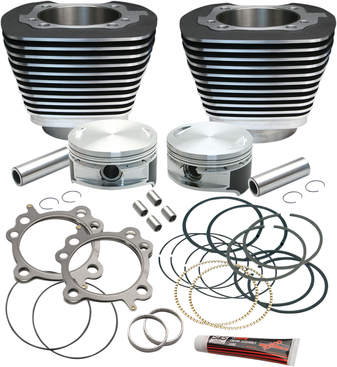 S&S CYCLE Replacement Cylinder & Piston for S&S 106" Stroker Kit