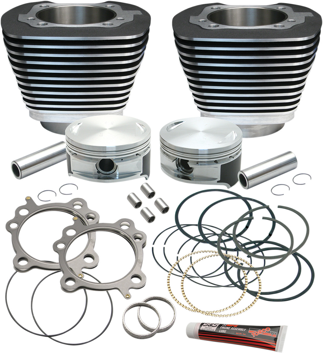 S&S Cycle 106" Stroker Cylinder and Piston Kit For Harley Twin Cam 1999-2006