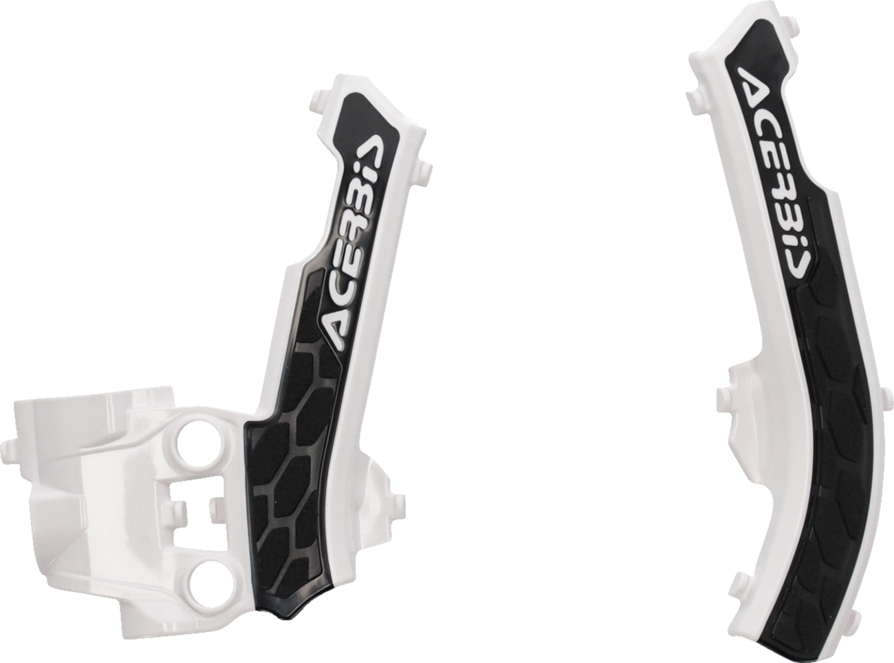 Acerbis X-Grip Frame Guards - White/Black - Gas Gas | Husqvarna | KTM