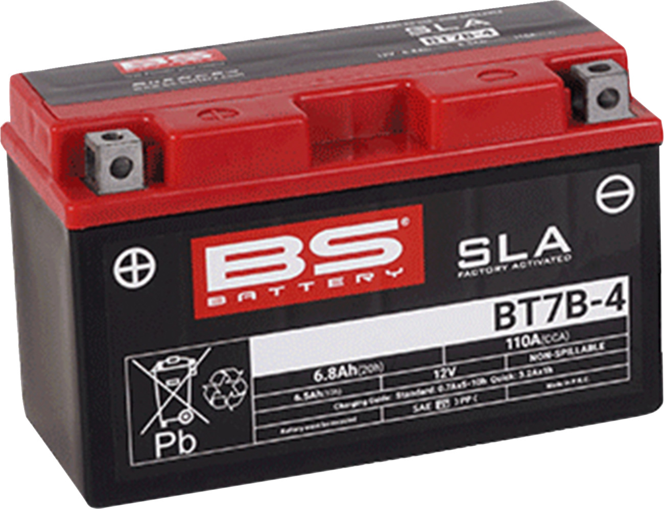 BS BATTERY SLA Factory- Activated AGM Maintenance-Free Battery