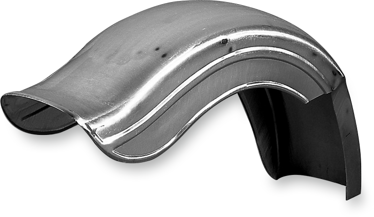 Drag specialties Fat Bob-Style Rear Fender - Right-Hand Chain