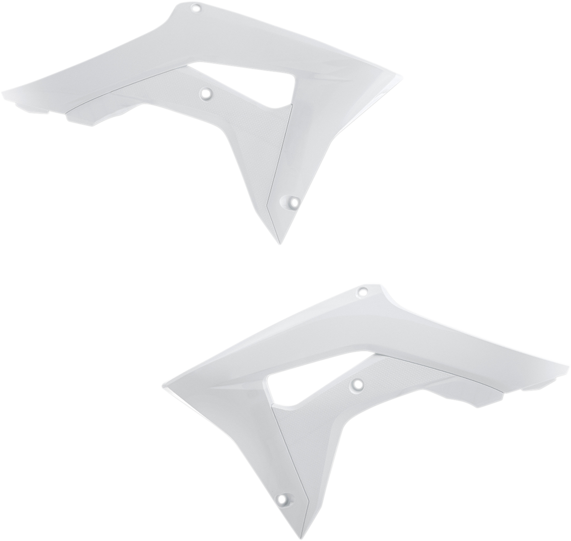 Acerbis Radiator Shrouds - White 2018-2021 Honda CRF250R / 2017-2020 Honda CRF450R