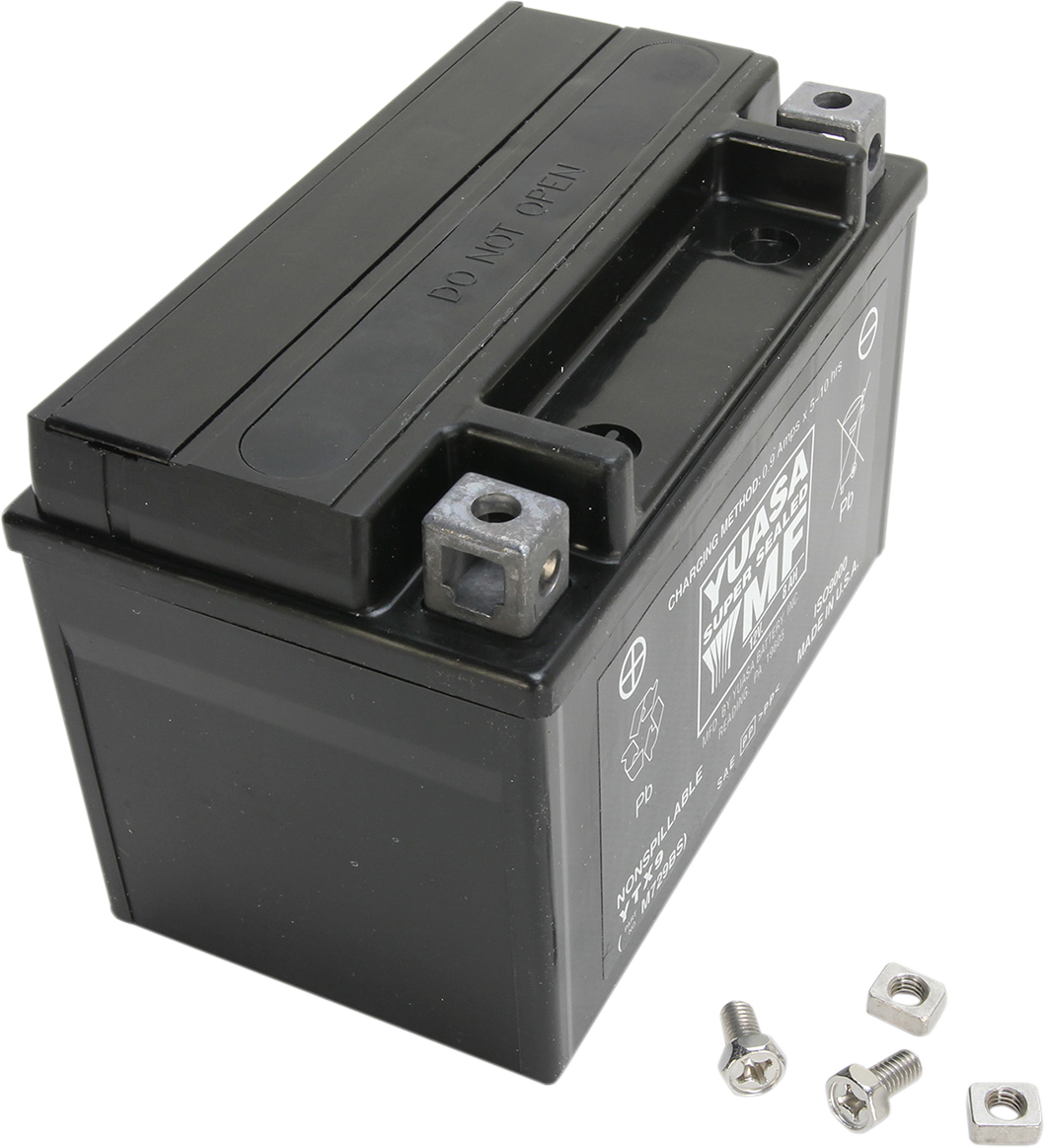 Yuasa AGM Maintenance-Free Battery Honda/KTM/Kawasaki/Suzuki/BMW/Triumph/Yamaha/Kymco