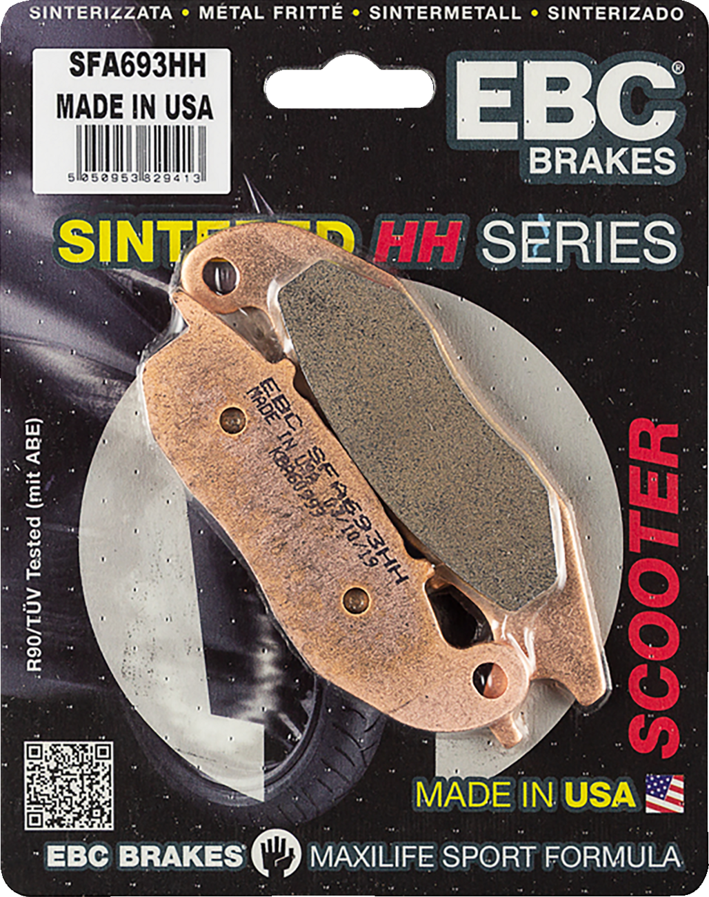 Ebc Scooter "SFA" Double-H Sintered Brake Pads 2024-2025 Honda ADV160 / 2023-2024 Honda PCX150 ABS / 2021-2022 Honda ADV150