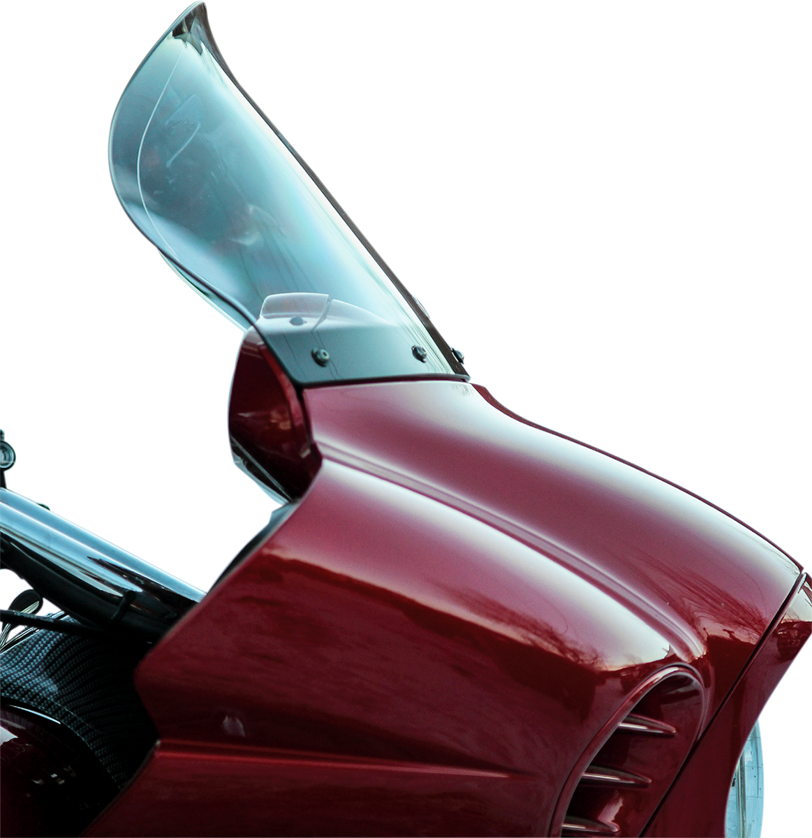 Klock werks Flare™ Windshield - 12" - Clear - Vaquero Kawasaki