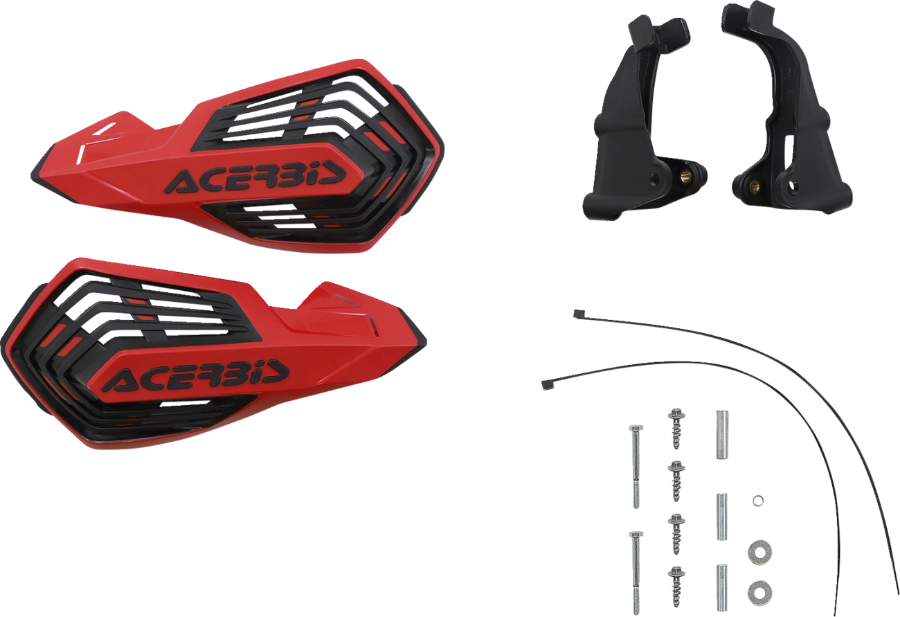 Acerbis K-Future Handguards - Red/Black Gas Gas/Husqvarna/KTM/Sherco/Triumph