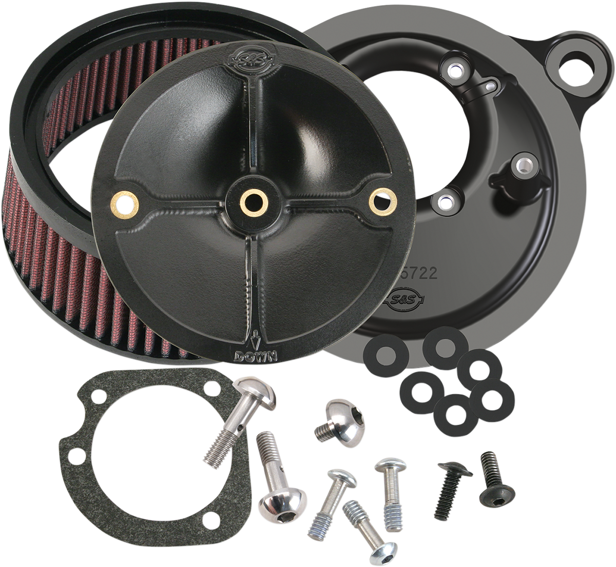 S&S CYCLE Super Stock™ Stealth Air Cleaner Kit