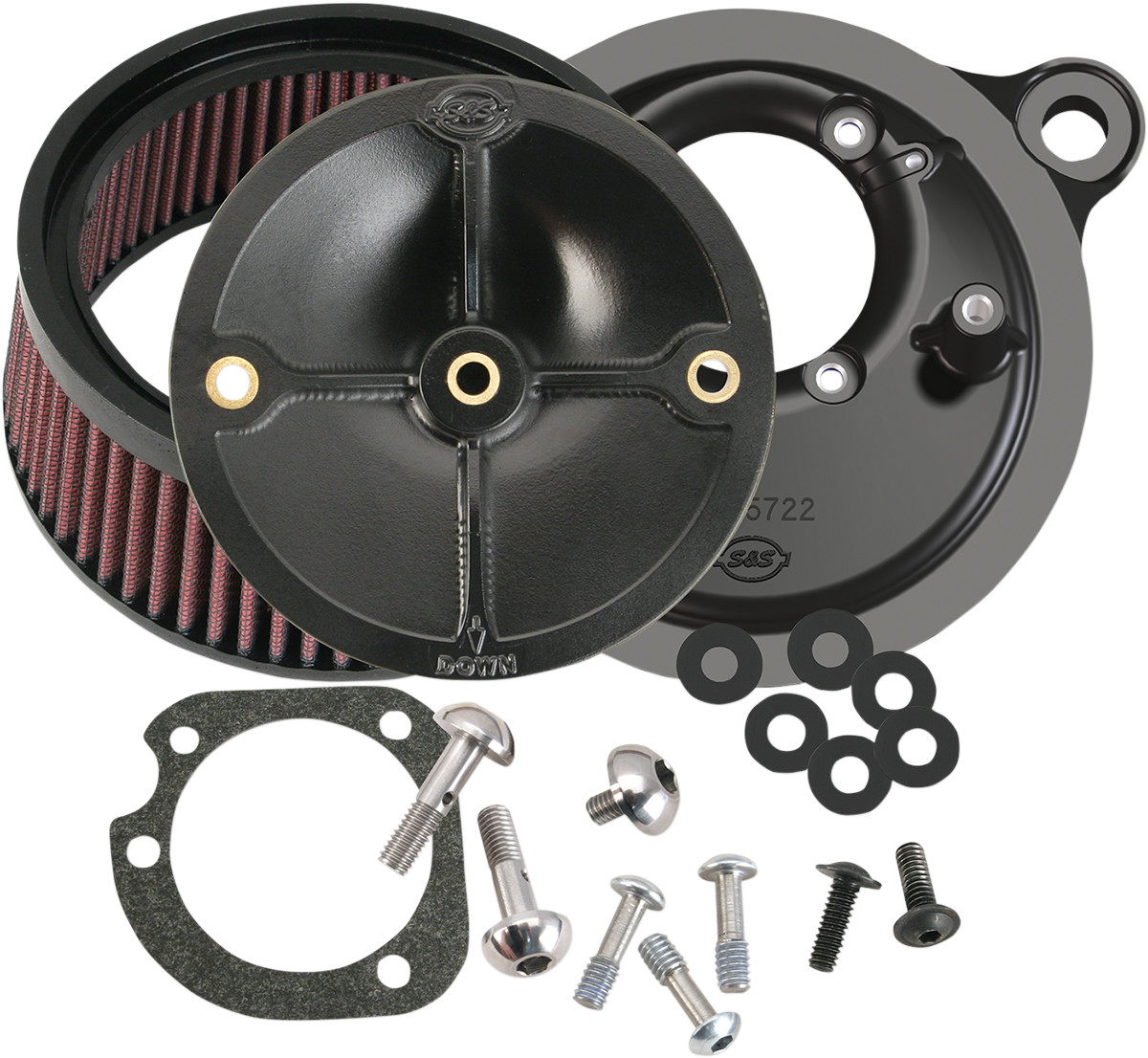 S&S CYCLE Super Stock™ Stealth Air Cleaner Kit