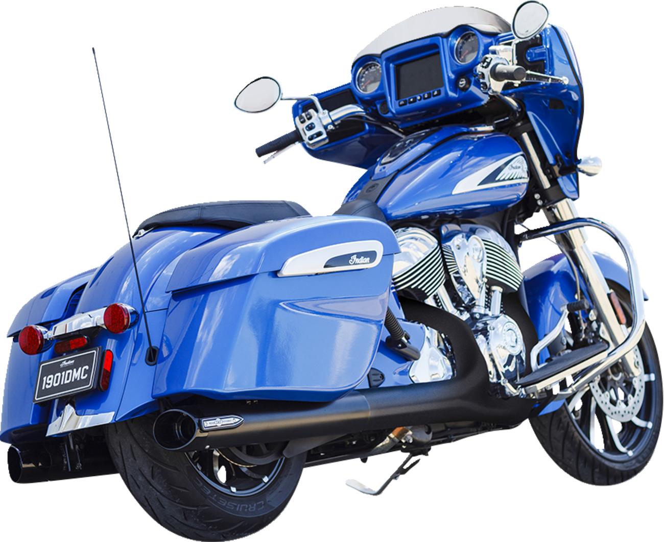 S&S Cycle Broadhead Slip-On Mufflers For Indian Touring 2014-2025