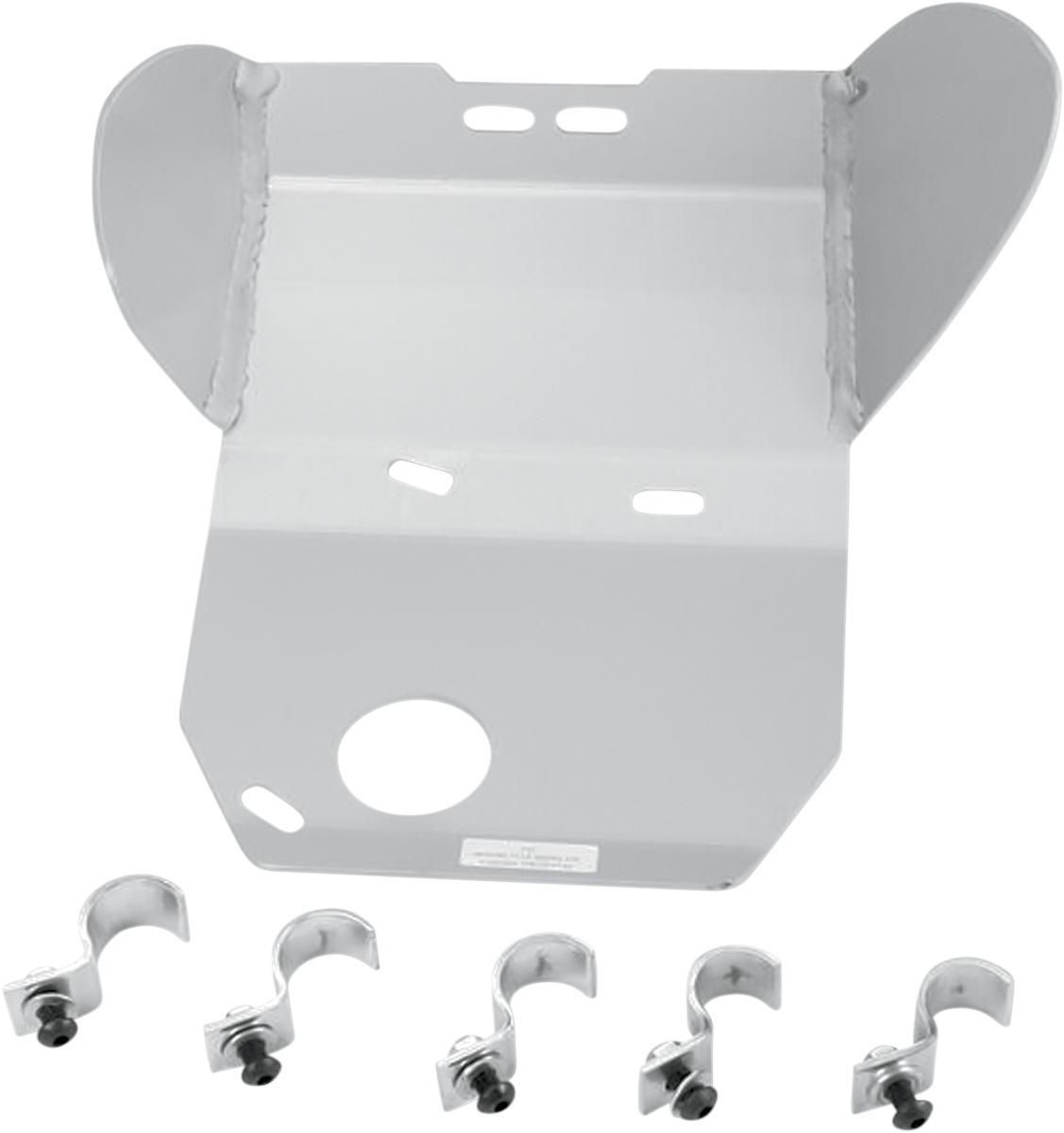 Moose offroad Skid Plate - Silver - Yamaha - TT-R 250
