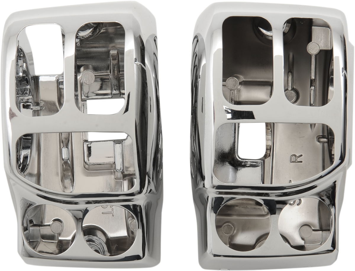 Drag specialties Handlebar Switch Housing Kit - Chrome Harley Davidson