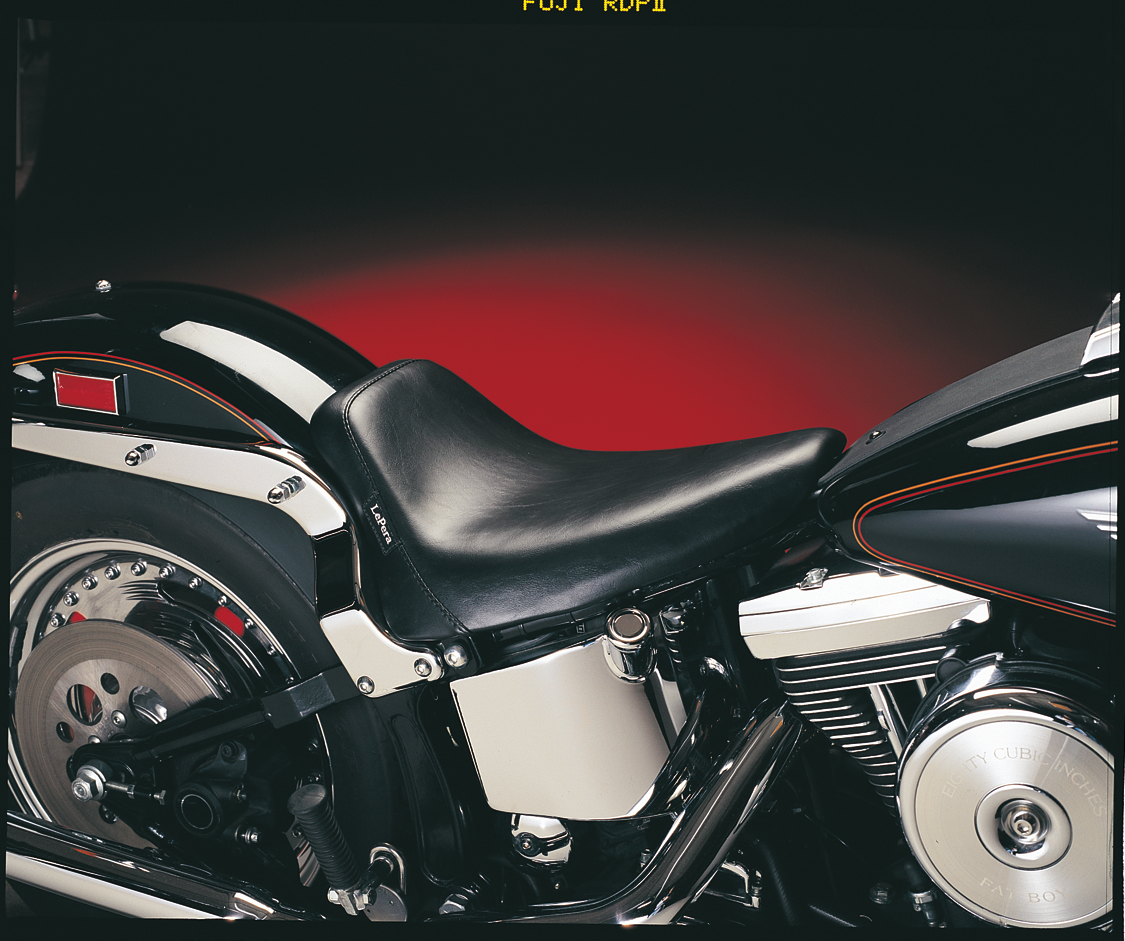 LE PERA Bare Bones Solo Seat Smooth Black LN-007 Harley FL FX FLSTC 1984-1999