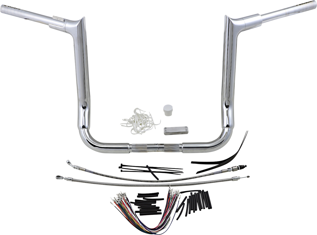 Fat Baggers Inc. 1 1/2" Pointed Top EZ Install Handlebar Kit For Harley Touring 2008-2013