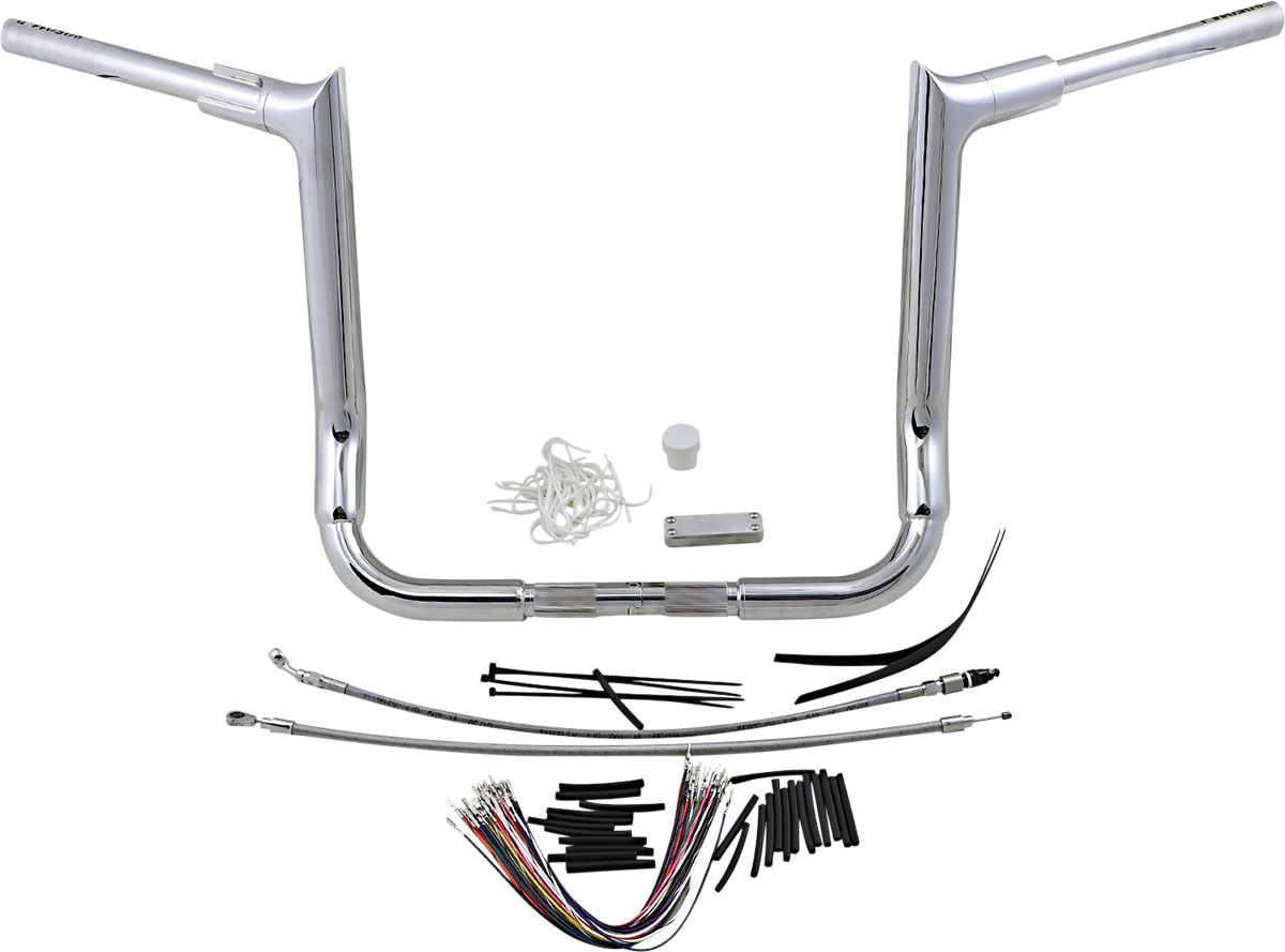 Fat Baggers Inc. 1 1/2" Pointed Top EZ Install Handlebar Kit For Harley Touring 2008-2013
