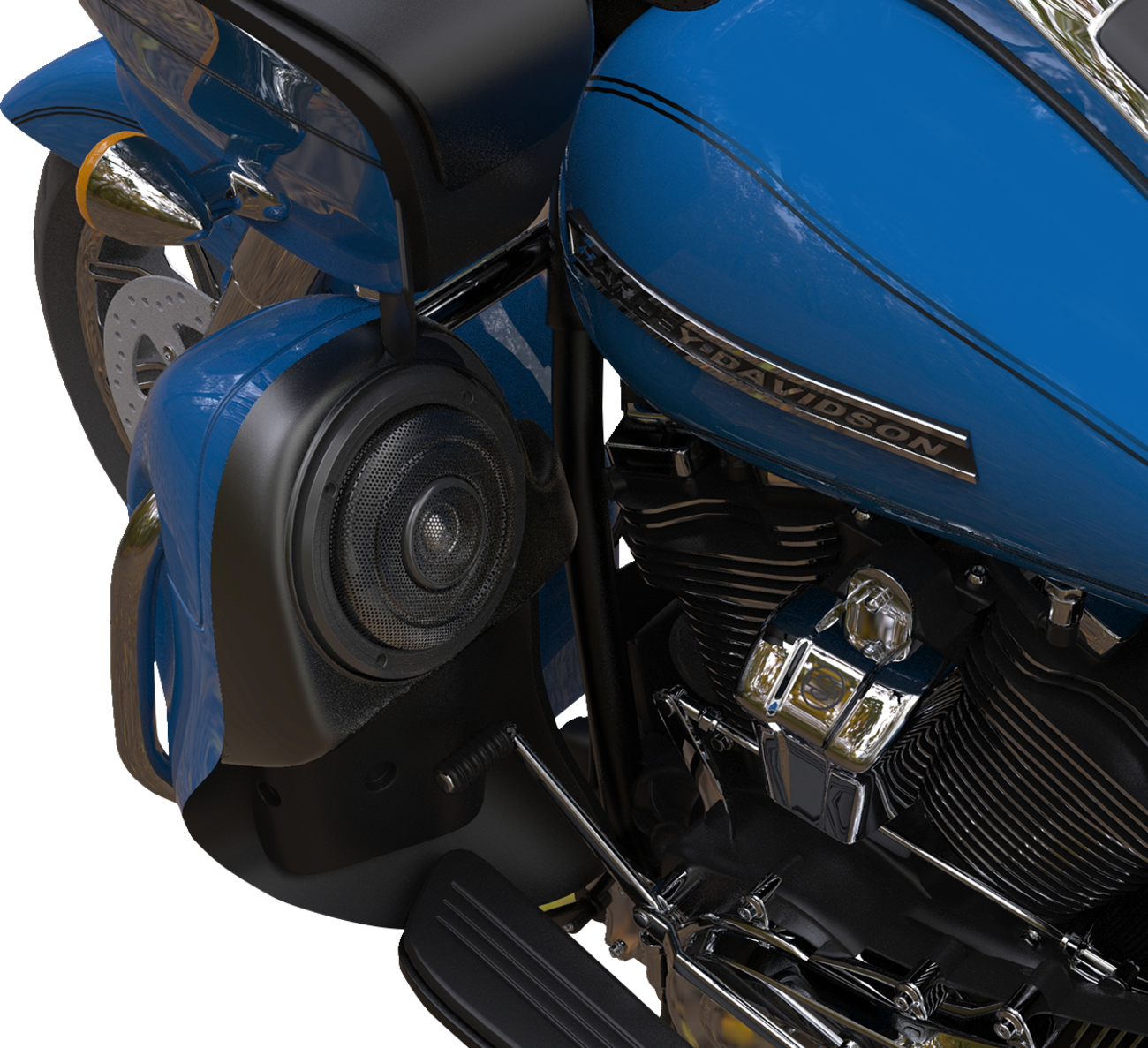 Wild Boar By Hogtunes 6 1/2” Lower Fairing Speaker Adapters For Harley Touring 2014-2025