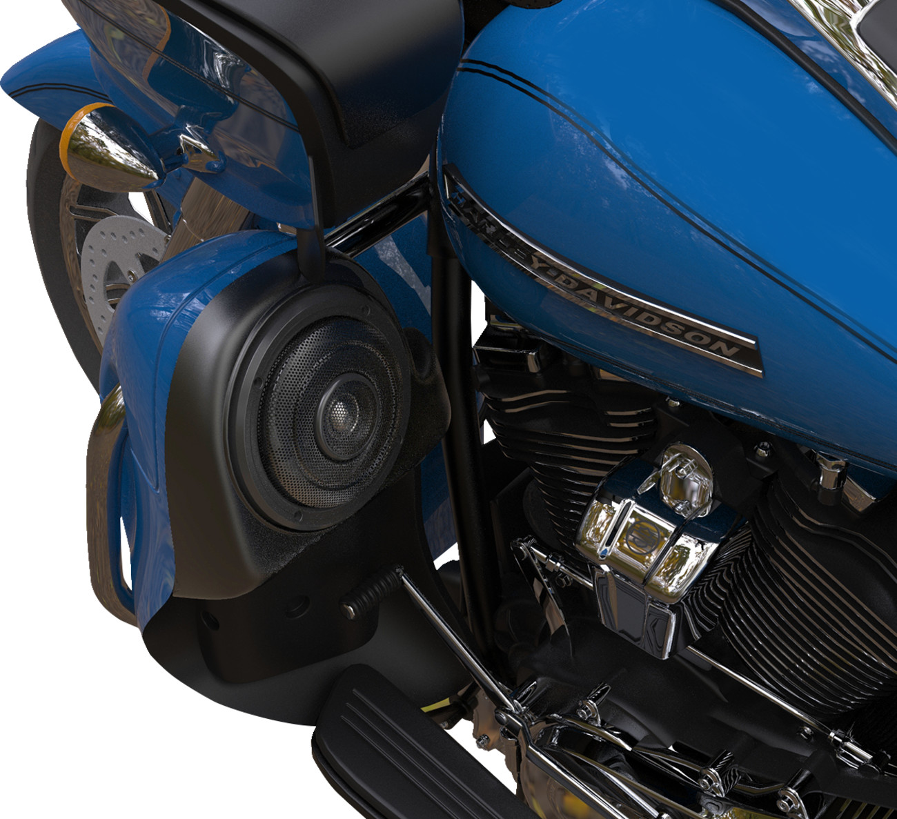 Wild Boar By Hogtunes 6 1/2” Lower Fairing Speaker Adapters For Harley Touring 2014-2025