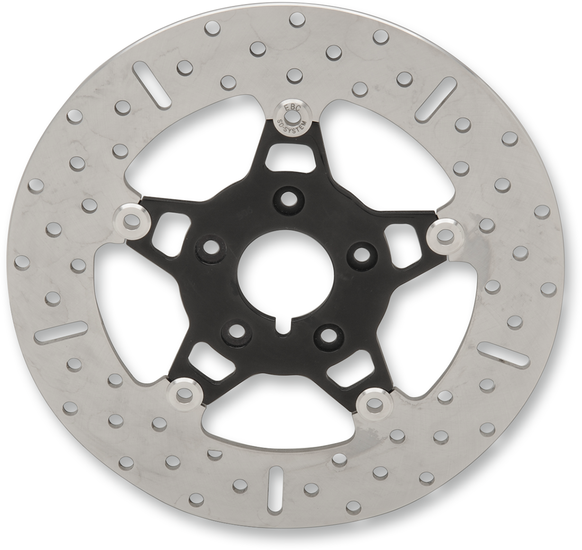 Ebc Brake Rotor - Black Carrier Harley Davidson/Indian