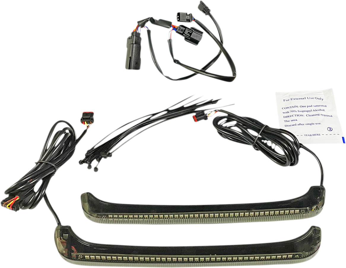 Custom dynamics Saddlebag Lights - Smoke Lens Harley Davidson