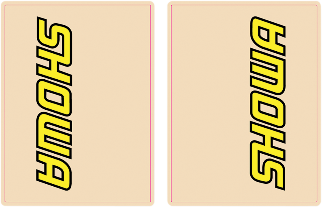 FLU DESIGNS INC. Upper Fork Decals