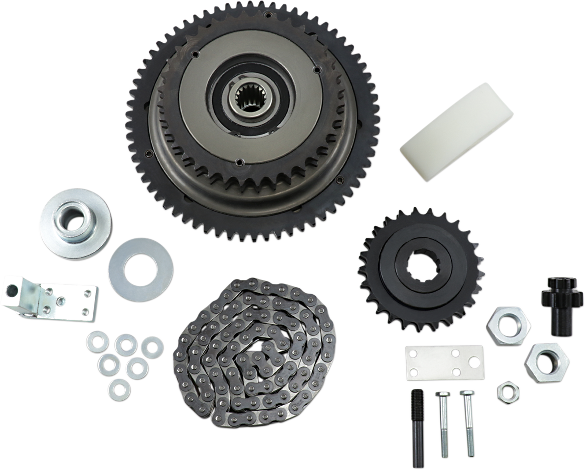 BELT DRIVES LTD. Primary Chain Drive Kit with Ball-Bearing Lock-Up Clutch