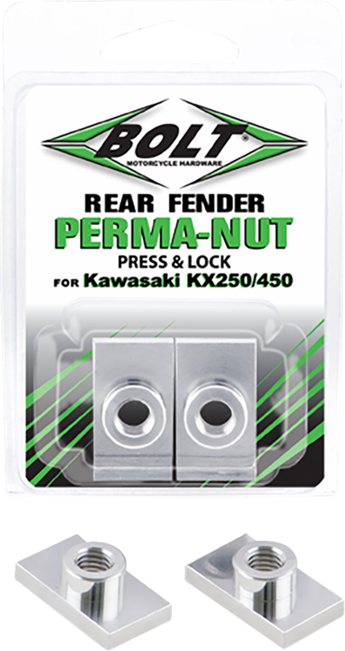 Bolt Hardware Rear Fender Perma Nuts Kawasaki KX250 / KX450 2019-2024