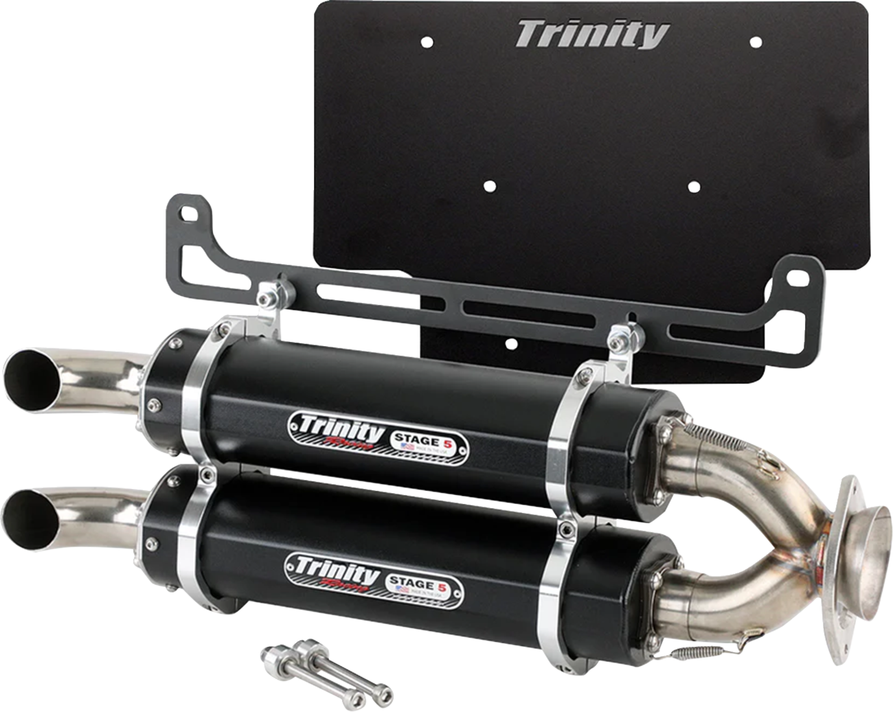 TRINITY RACING Stage 5 Dual Slip-On Muffler